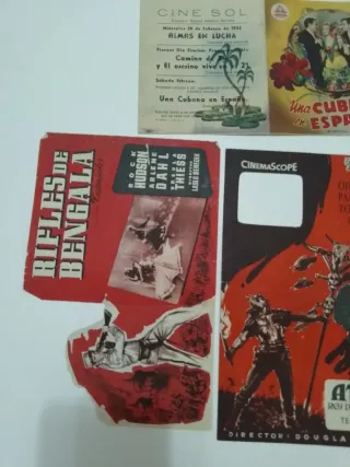 Folletos cine años 50