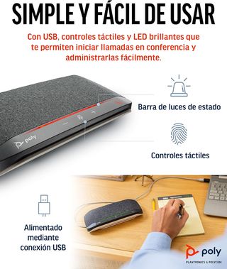 POLY Sync 10 Altavoz USB-A/C Negro