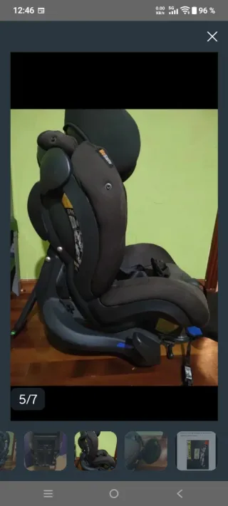 Silla coche bebé contra marcha BeSafe