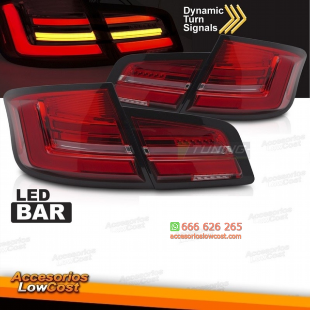 Pilotos traseros LED ROJOS Y BLANCOS SECUENCIALES