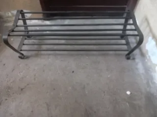 Porta scarpe Ikea metallo nero