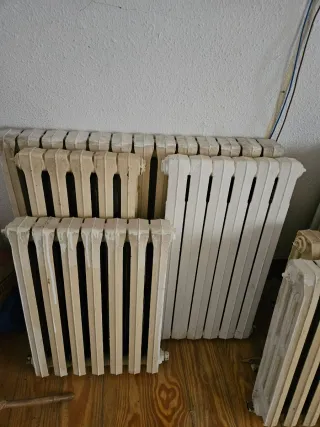 8 Radiadores de hierro fundido