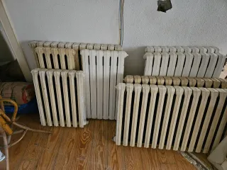 8 Radiadores de hierro fundido