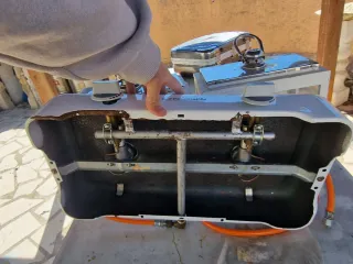 Cocina de gas portátil 2 fuegos
