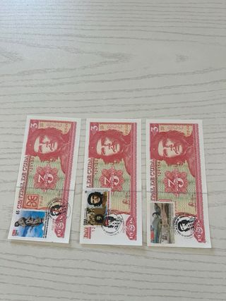 Billete Cubano 3 Pesos Che 2005