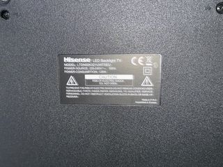 Televisión Hisense 50 Negra y Plateada