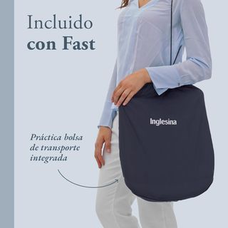 Inglesina Fast, Seggiolino da Tavolo Pieghevole, Grigio Scuro