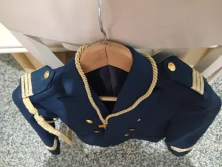 Chaqueta comunión niño dorada cruz