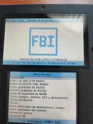Nintendo 2DS 128 GB Negra