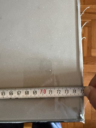 Mesa escritorio IKEA + cristal(muesca) 75x140 cm