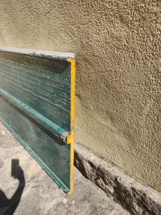 Panel Sándwich verde y blanco