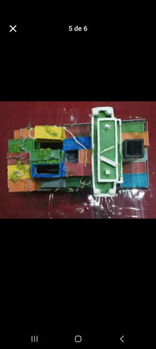 Barco Decoración Pecera Acuario Plástico