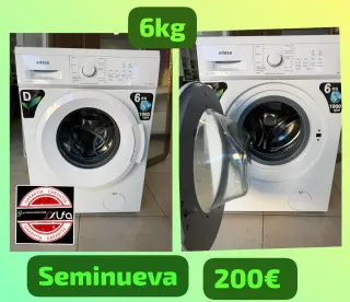 Lavadora Edesa 6kg 1000rpm Seminueva