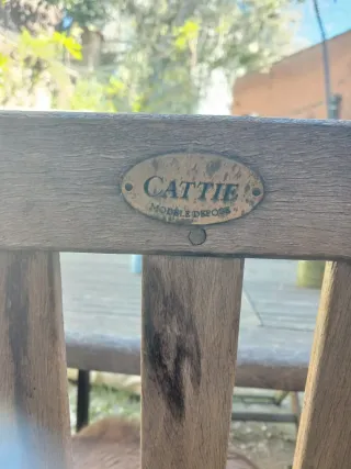 Mesa de madera Cattie extensible
