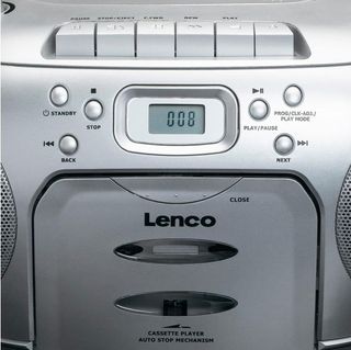 Lenco SCD-420SI - Radio FM portátil con reproducto