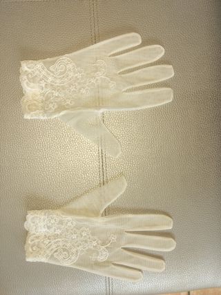 Vestido de Novia + Velo + Guantes