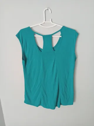 Camiseta sin mangas Dame un beso Talla S