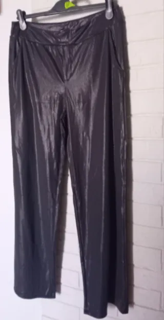 Lote 3 pantalones: blanco, negro, azul