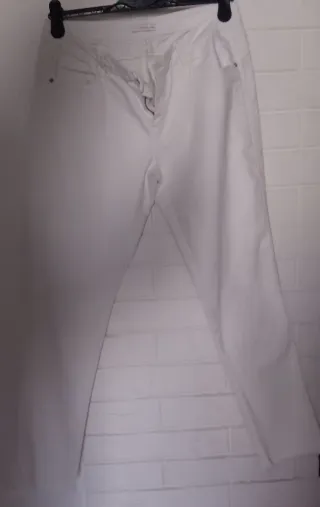 Lote 3 pantalones: blanco, negro, azul