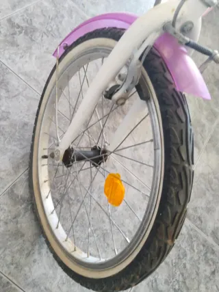 Bicicleta infantil rosa Btwin