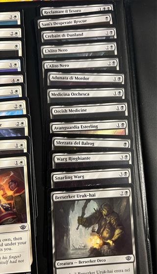 Lotto Carte Magic The Gathering Lord Of The Rings