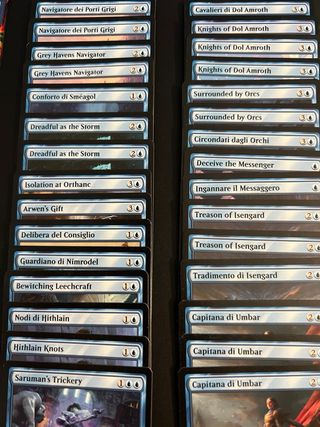 Lotto Carte Magic The Gathering Lord Of The Rings