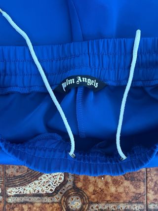 Tuta Palm Angels Blu/Bianco