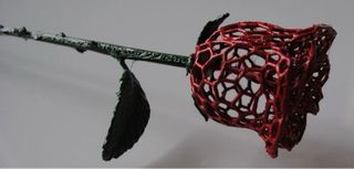 Rosa stile Voronoy decorativa