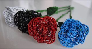 Rosa stile Voronoy decorativa