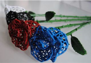 Rosa stile Voronoy decorativa