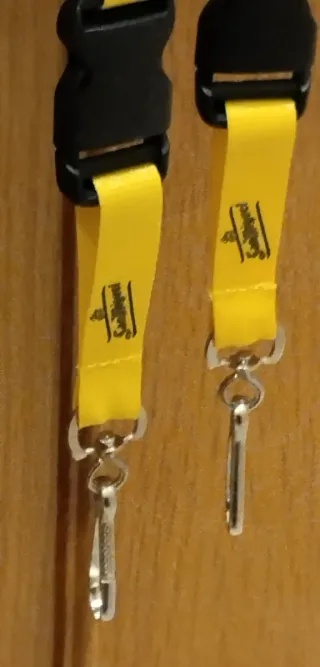 Lote de 2 Lanyard San Miguel Amarillo