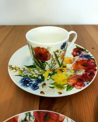 Set Brandani Fiori di Campo Tazze e Piattini