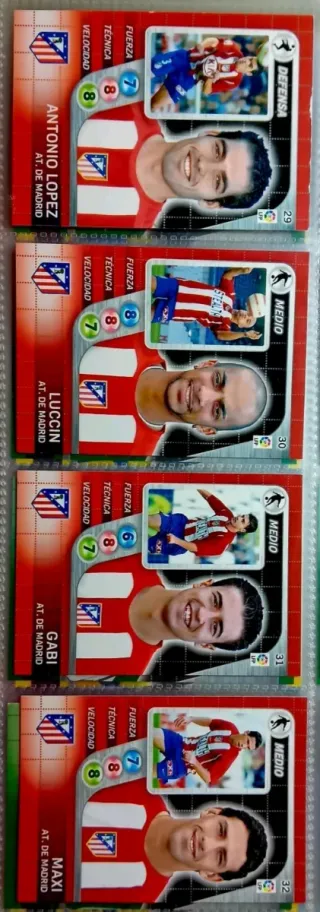 ATLÉTICO MADRID 2005 EQUIPO COMPLETO DERBY TOTAL.