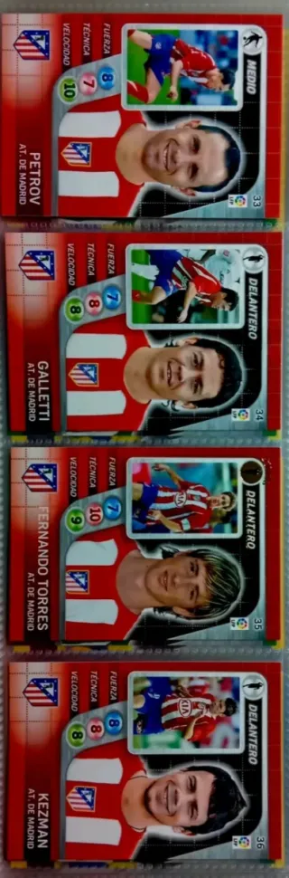 ATLÉTICO MADRID 2005 EQUIPO COMPLETO DERBY TOTAL.