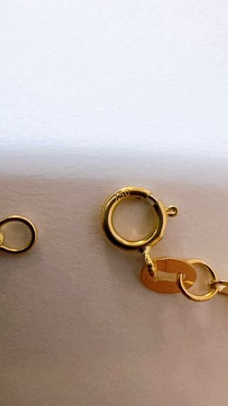 Bracciale a maglie rettangolari in oro 18kt 750