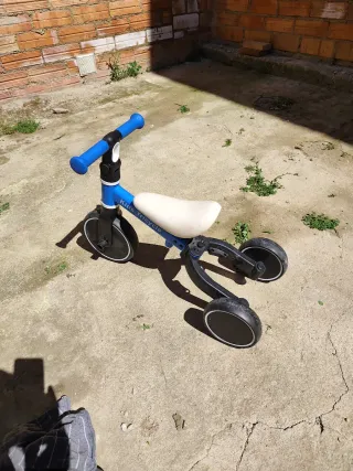 Triciclo Infantil Azul y Blanco