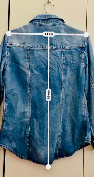 Camisa vaquera Zara manga larga