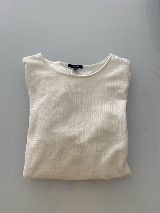 Blusa Kiabi Blanca Talla XS