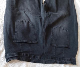 Vaqueros negros bootcut campana suave