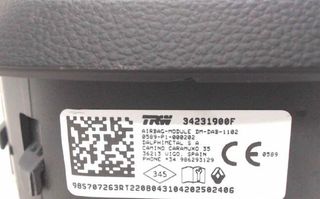 365487 34231900f airbag guida renault clio iv