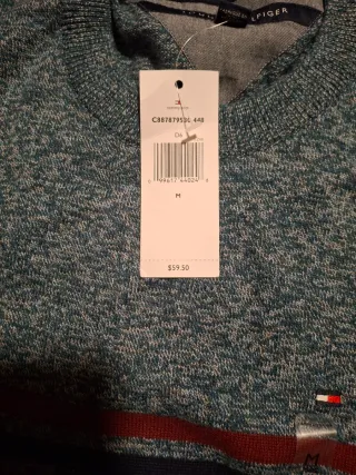 Jersey Tommy Hilfiger Talla M Rayas