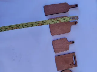 Mini taglieri per presepe o casa bambole