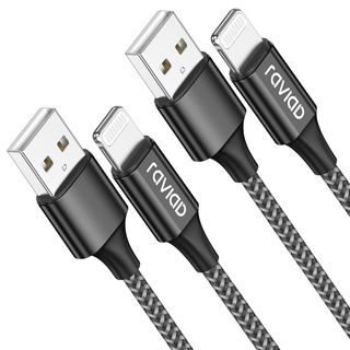 RAVIAD Cable iPhone [2Pack 0.5M] Cargador iPhone M