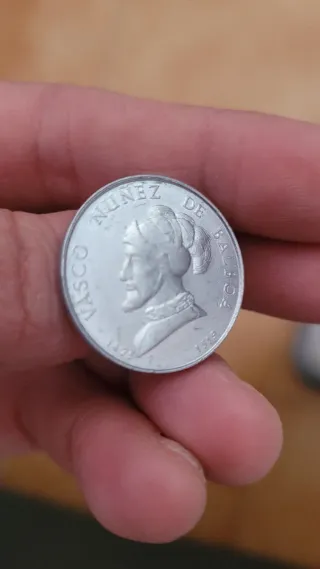 Moneda Vasco Núñez de Balboa 1519