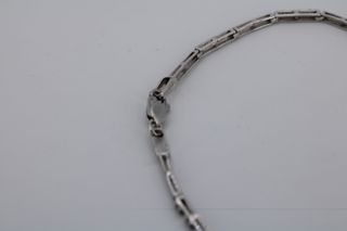 Pulsera oro blanco 18K. 4,48gr. Ref 042-05-00019.