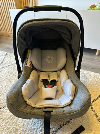 Sillita Bugaboo Turtle gris + base isofix