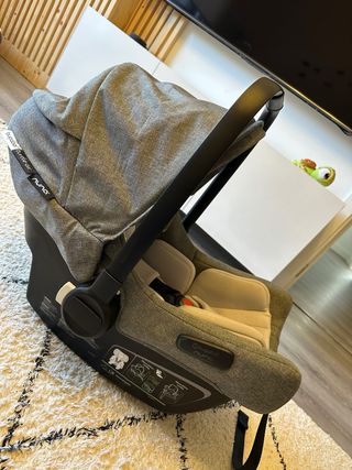 Sillita Bugaboo Turtle gris + base isofix