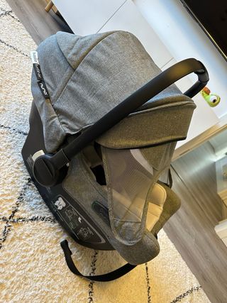 Sillita Bugaboo Turtle gris + base isofix