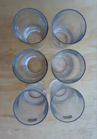 Set 6 Bicchieri in tubo di vetro. Luminarc