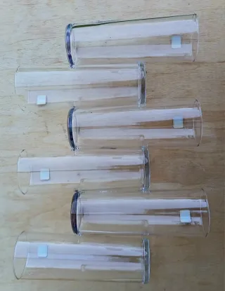 Set 6 Bicchieri in tubo di vetro. Luminarc